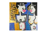 Untitled by Anna Laurini Blue, acrylic and mixed, offered Mar 2021