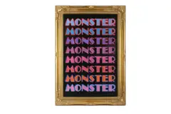 Untitled by Ben Eine, acrylic on canvas, offered Mar 2021