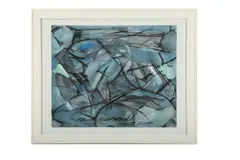 Untitled by Dale Marshall, gouache and charcoal, offered Mar 2021