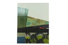Untitled by Susan Woods, acrylic on canvas, offered Mar 2021
