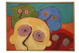 Untitled by Arié Dzierlatka, gouache on paper, offered Mar 2021