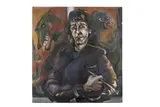 Untitled by Ines Berger, oil on canvas, offered Mar 2021
