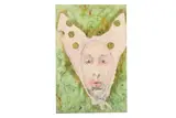 Untitled by Valérie Favre, ink and oil on canvas, offered Mar 2021
