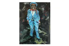 Untitled by Ines Berger, oil on canvas, offered Mar 2021