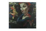 Untitled by Ines Berger, oil on canvas, offered Mar 2021