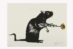 Untitled by Blek le Rat, screenprint, offered Mar 2021