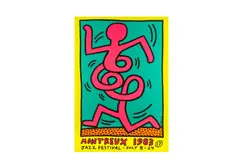 Untitled by Keith Haring, screenprint, offered Mar 2021