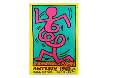 Untitled by Keith Haring, screenprint, offered Mar 2021
