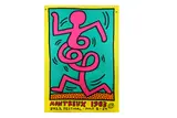 Untitled by Keith Haring, screenprint, offered Mar 2021