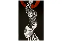 Untitled by Lucy McLauchlan, screenprint, offered Mar 2021