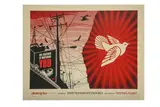 Untitled by Shepard Fairey, screenprint, offered Mar 2021