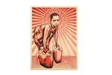 Untitled by Shepard Fairey, screenprint, offered Mar 2021