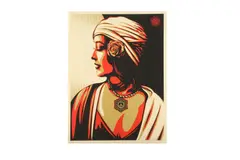 Untitled by Shepard Fairey, print (other), offered Mar 2021