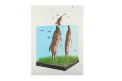 Untitled by Josh Keyes, screenprint, offered Mar 2021