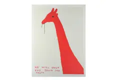 Untitled by David Shrigley, ink, offered Mar 2021