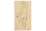 Untitled by Ivon Hitchens, charcoal, offered Feb 2021