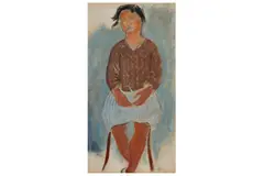 R.a. (1899-1991) by Eileen Agar, pencil and oil on paper, offered Feb 2021
