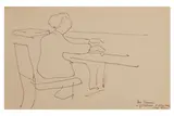 Untitled by Ivon Hitchens, ink, offered Feb 2021