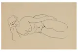 Untitled by Ivon Hitchens, ink, offered Feb 2021
