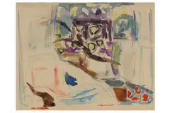 Untitled by Ivon Hitchens, pencil and watercolour, offered Feb 2021