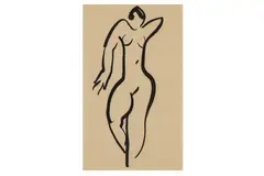 Untitled by Ivon Hitchens, ink, offered Feb 2021
