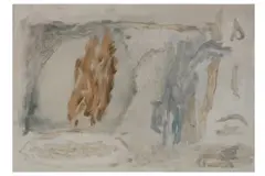 Untitled by Roxy Walsh, oil on paper, offered Feb 2021