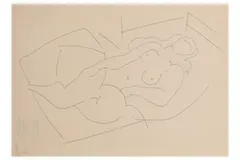 Untitled by Ivon Hitchens, ink, offered Feb 2021