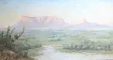 Table Mountain, South Africa by Edward Clark Churchill Mace, oil on canvas, offered Oct 2018