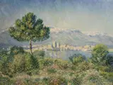 Mediterranean coastal landscape by Carlos Catasse, oil on canvas, sold Oct 2018
