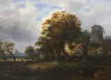 Untitled by William Henry Crome, oil on canvas, sold Oct 2018