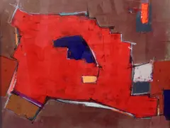 Untitled by Francis Bott, oil, sold Oct 2018