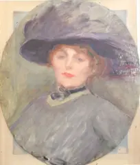 Untitled by Albert de Belleroche, oil on canvas, sold Oct 2018
