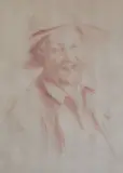 LithographPortrait of the artist's father by Albert de Belleroche, lithograph, sold Oct 2018