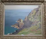 The Coast near Zennor by Robert Morson Hughes, oil on board, sold Oct 2018