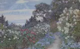 La Mortola' (Italy) by Beatrice Emma Parsons, watercolour, sold Aug 2018