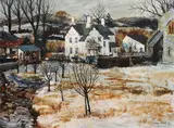 Hawkshead by Jeremy King, oil on board, sold Apr 2012