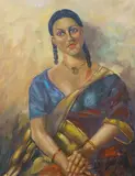 'Detail of the arms' by Carlos Otero, oil on canvas, offered Apr 2012