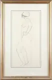 Life Study IV by Patricia Preece, pencil, offered Mar 2012