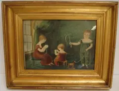A Portrait of Mary, Henrietta and James Swinton by Elizabeth Swinton, sold Mar 2012