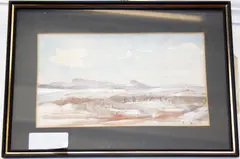 Field Patterns I by Clifford Fishwick, watercolour, sold Mar 2012