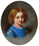 Portrait of a girl by 19th Century English School, oil on canvas, offered Mar 2012