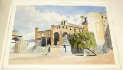 Santa della Caterina, Palermo by Thomas Hartley Cromek, sold Feb 2012