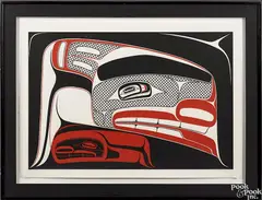 Untitled by Robert Davidson, serigraph, offered Apr 2016