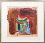 Untitled by Barbara Rothenberg, oil on paper, offered Mar 2016