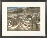 Untitled by John Neville, engraving, offered Mar 2016