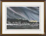 of Boathouse Row by Howard N. Watson, lithograph, offered Mar 2016