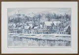 Untitled by Sandra Giangiulio, lithograph, offered Mar 2016