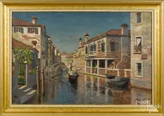 Venetian scene by William Livingstone Anderson, oil on canvas, offered Mar 2016