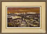 Untitled by Martin Jackson, oil on board, offered Mar 2016