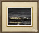 Untitled by Martin Jackson, oil on board, offered Mar 2016